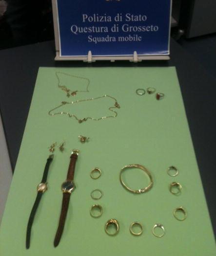 Nasconde oro rubato in un vigneto Arrestato a 28 anni 