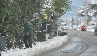Maltempo in tutta la provincia, dopo la neve arriva il gelo 