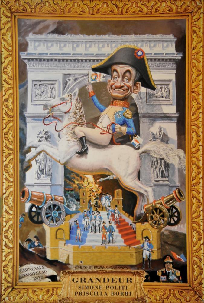 E sui viali sfila Sarkozy-Napoleone 