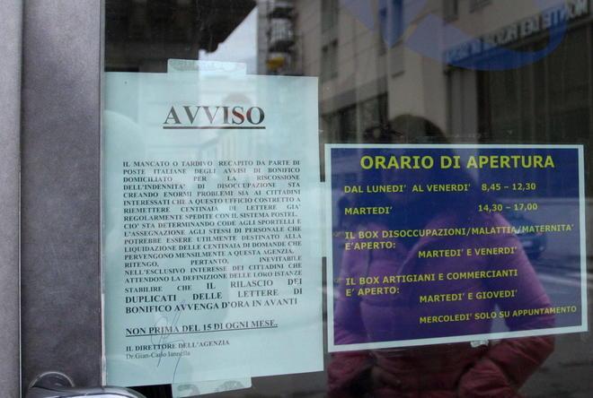 Disoccupazione, è caos gli assegni non arrivano 