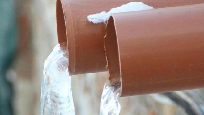 Niente più acqua dai tubi