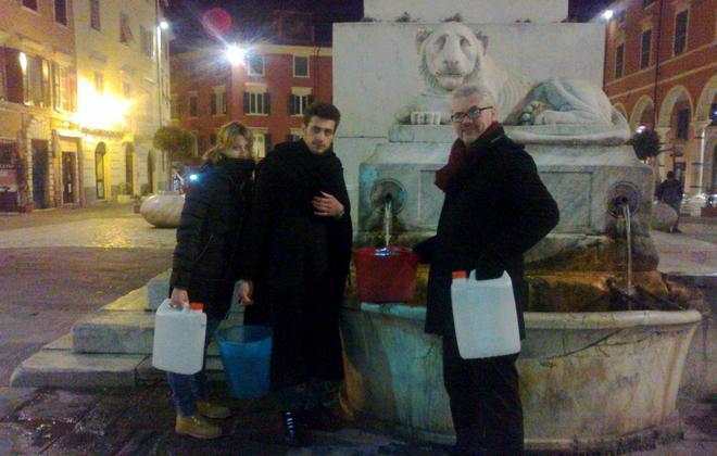 Acqua staccata, barista in guerra con Gaia 