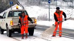 Spazzaneve e spargisale Protezione civile in allerta