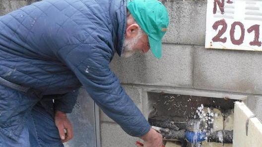 Spazzavento senz’acqua da una settimana