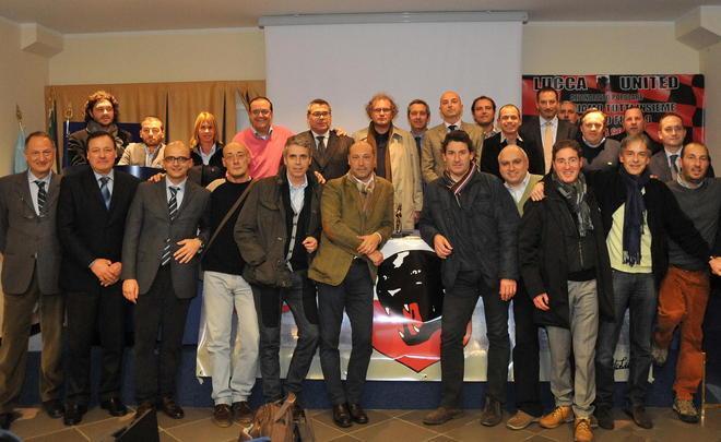 Al circolo “El nino” la cena del Lucca United