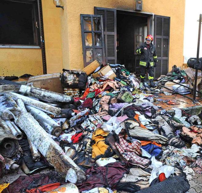 Incendio devasta laboratorio artigianale 