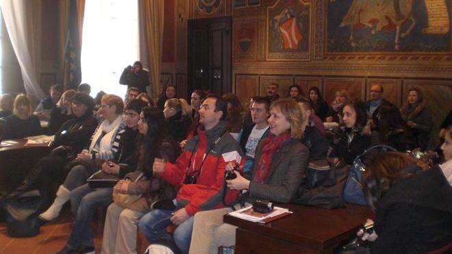Giovani da tutta Europa all’ombra della Rocca