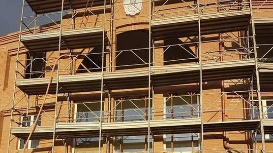 Una visita al cantiere di Orentano (foto da facebook)