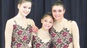 Ginnastica ritmica l’Arcobaleno primeggia a Ponsacco