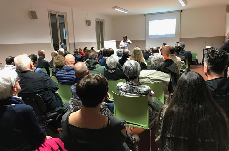 Sala piena per la serata informativa sui gessi 