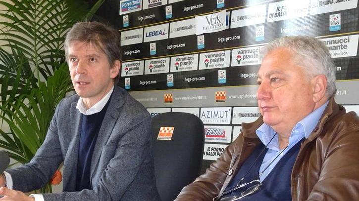 Andrea Bonechi presidente della Holding Arancione e Orazio Ferrari presidente dell'Us Pistoiese