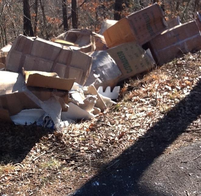 Discarica abusiva a Serilli. Lasciati rifiuti ingombranti 