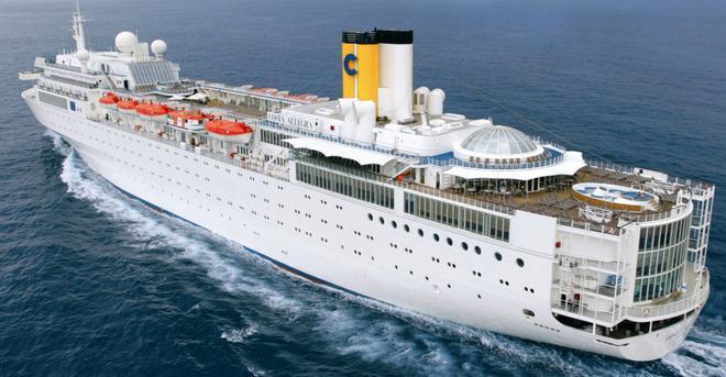 Due rosignanesi sulla nave Allegra 