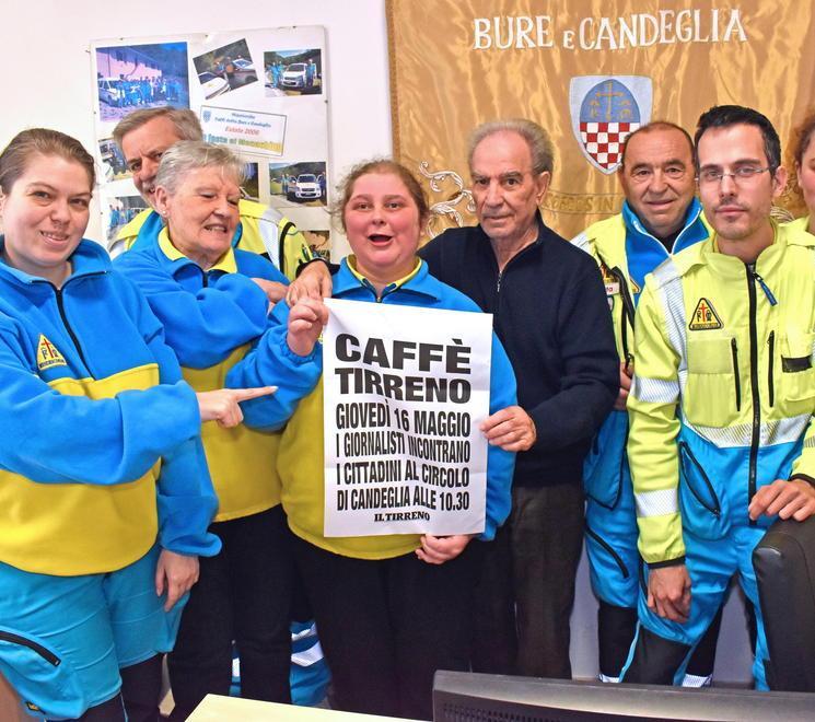 Caffè Tirreno, giovedì vi aspettiamo a Candeglia per parlare dei problemi che vive la frazione