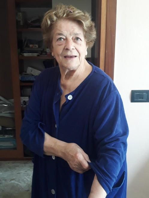 Donatina Bruno mentre racconta la sua disavventura