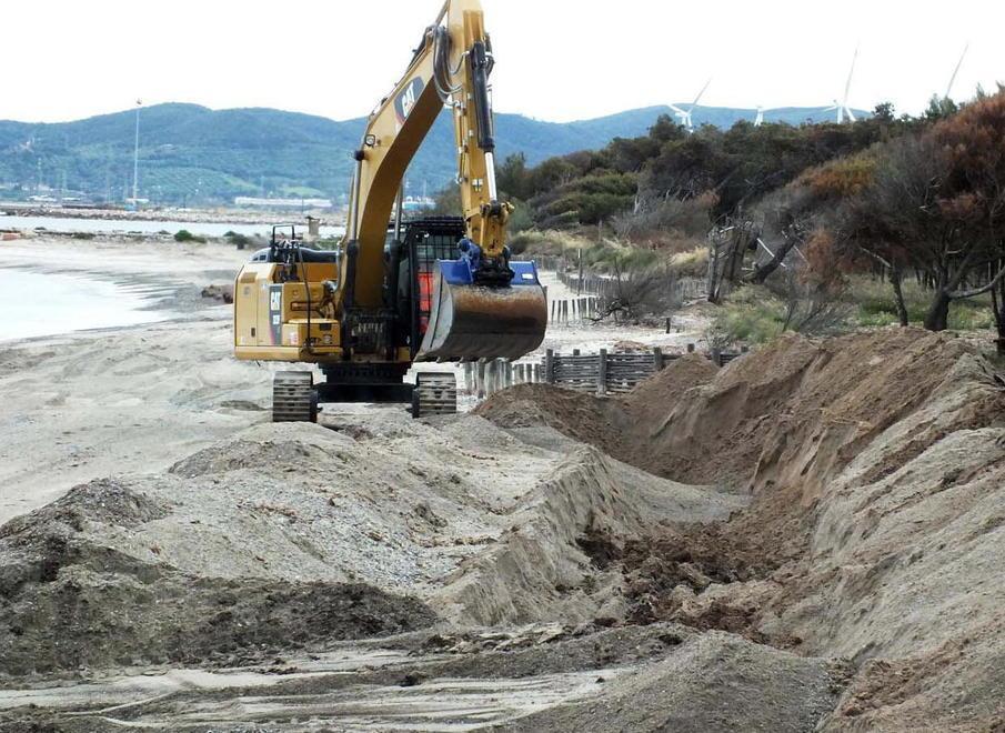 Stagione balneare sulla Costa Est con ripascimento 