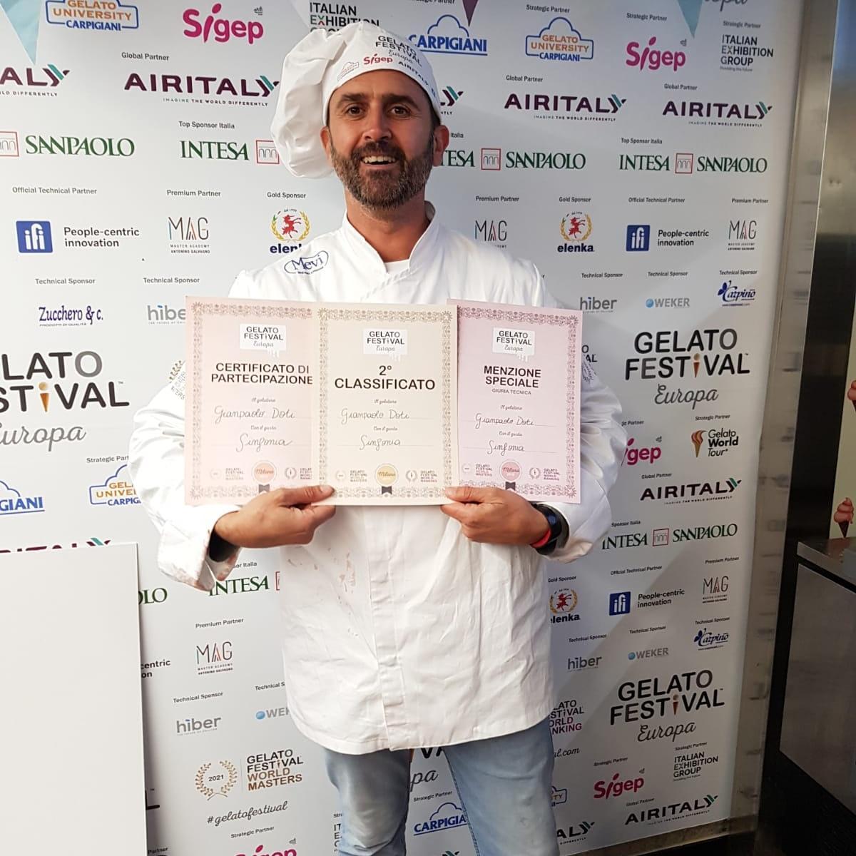 Giampaolo Doti volerà negli Stati Uniti per la finalissima tra i migliori gelatieri