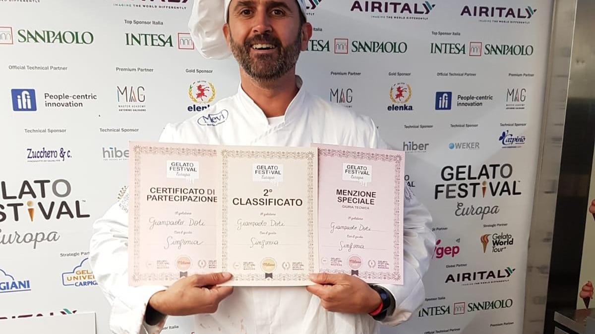 Giampaolo Doti volerà negli Stati Uniti per la finalissima tra i migliori gelatieri