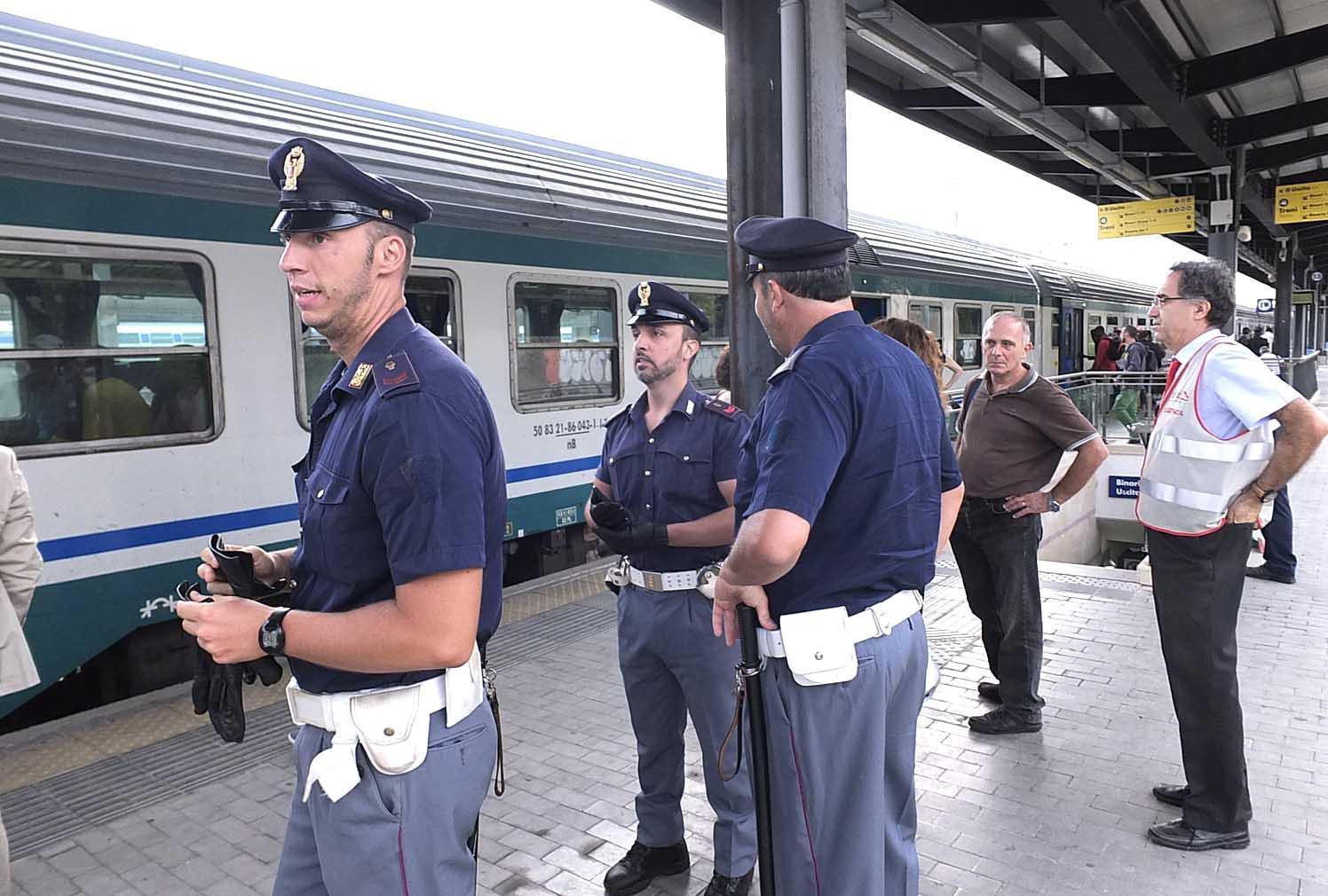 Controlli della Polfer (foto d'archivio)