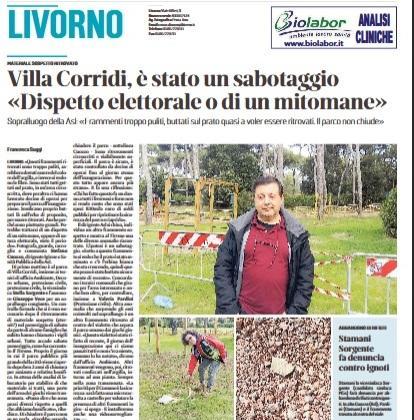 Dopo l’ispezione del parco il Comune fa denuncia e scattano le indagini 
