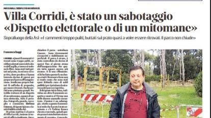 Dopo l’ispezione del parco il Comune fa denuncia e scattano le indagini