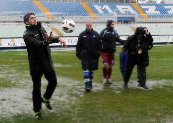 Max Velotto festeggia 100 partite in serie B 