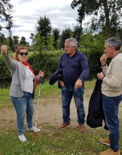 Passeggiata speciale per i non vedenti dentro la Versiliana 