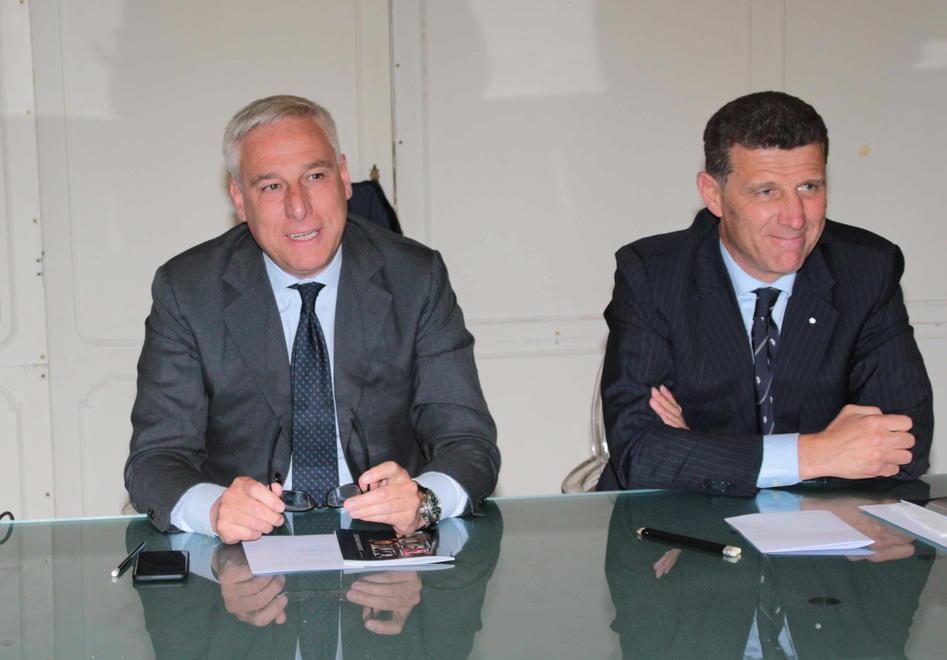 Da sinistra: il sindaco Giorgio Del Ghingaro e il presidente di ICare, Moreno Pagnini Foto ciurca/paglianti
