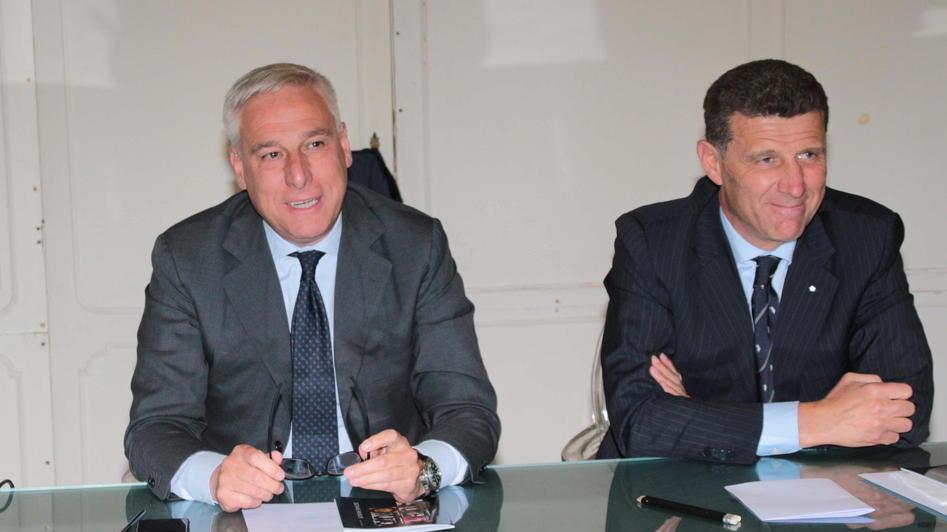 Da sinistra: il sindaco Giorgio Del Ghingaro e il presidente di ICare, Moreno Pagnini Foto ciurca/paglianti
