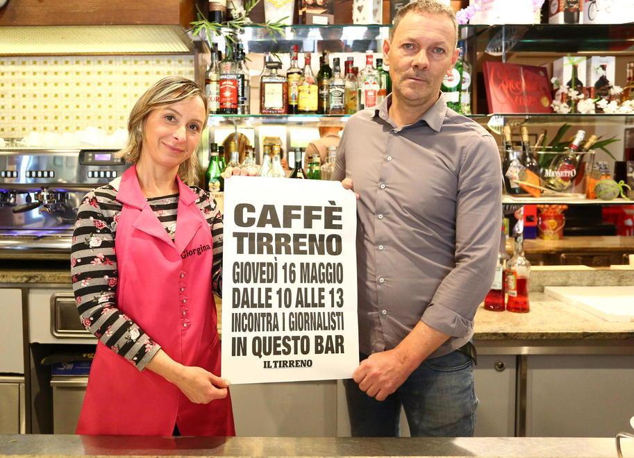 Oggi “Caffè Tirreno” fa tappa al bar Giorgina 