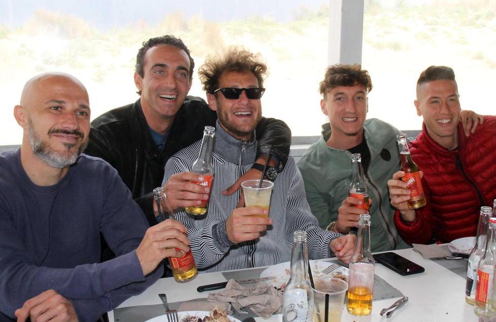 L’ultimo abbraccio in un pranzo a Tirrenia