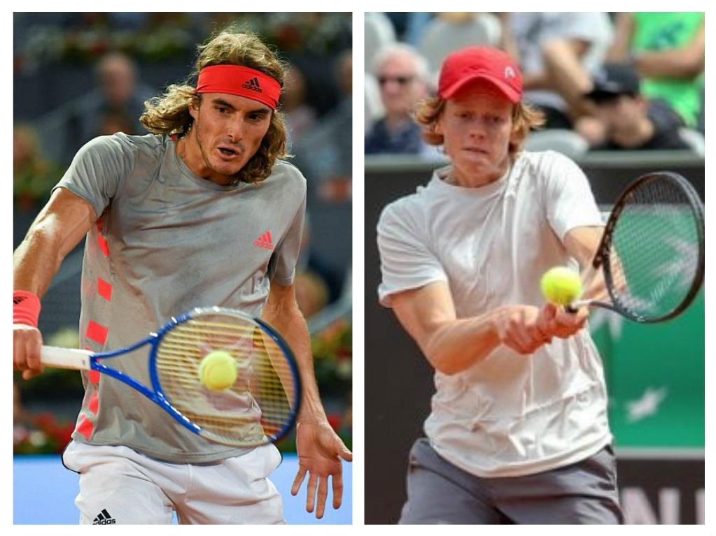Stefanos Tsitsipas e Jannik Sinner