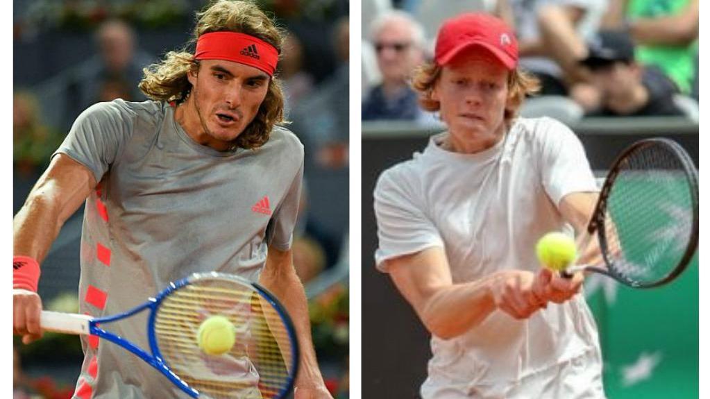 Stefanos Tsitsipas e Jannik Sinner