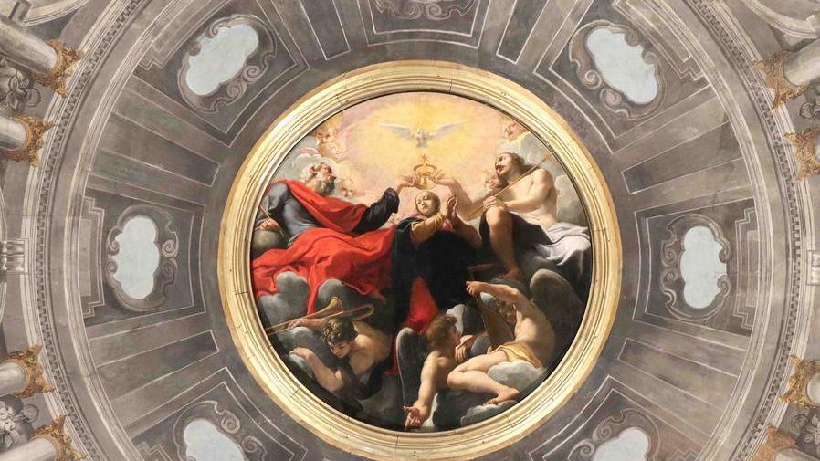 È tornata nel transetto l’opera di Bononi