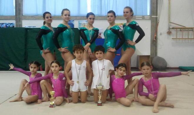 Ginnastica Nuova Realtà domina a Montevarchi