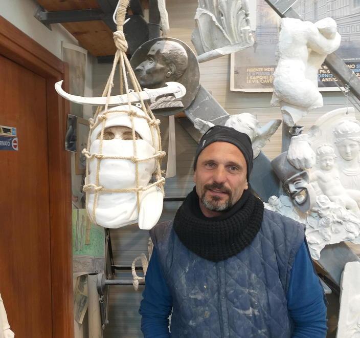 Premiazione di tappa: un piatto di Monfroni