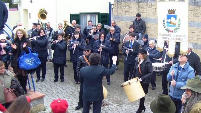 La banda “Puccini” in grande spolvero accende la festa