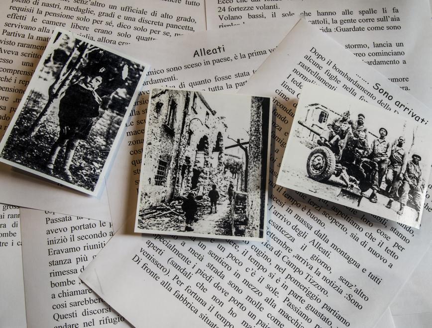 l diario di Bartolomei e alcune fotografie dell’Appennino pistoiese durante la guerra e dopo la Liberazione