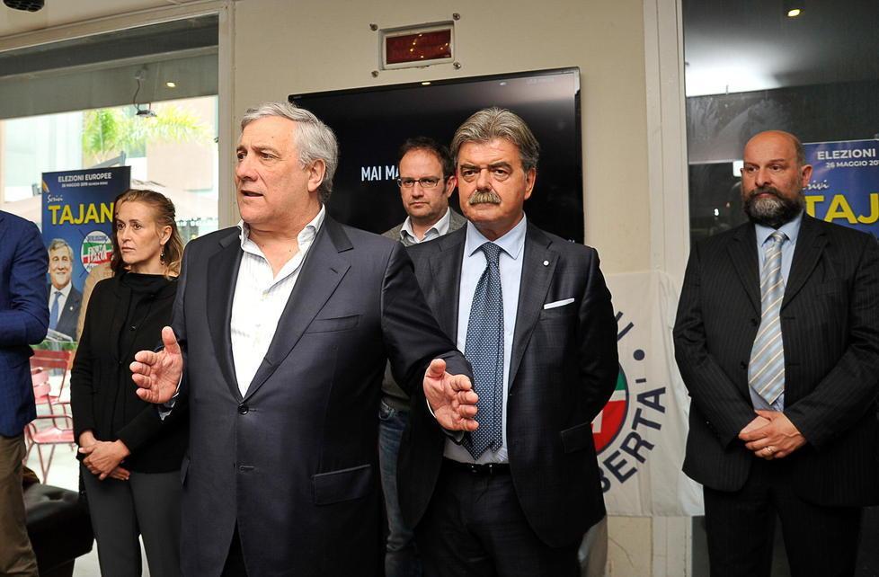 Elezioni, Antonio Tajani al Mai Mai