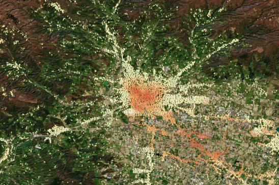 Pistoia da anni sprofonda lentamente, ora lo dicono anche i satelliti artificiali 