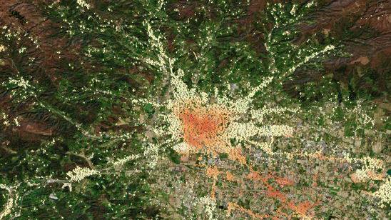 Pistoia da anni sprofonda lentamente, ora lo dicono anche i satelliti artificiali