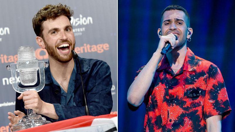 L’olandese Duncan Laurence con "Arcade" ha vinto "Eurovision Song Contest". Al secondo posto "Soldi" di Mahmood (a destra) battuta sul filo di lana