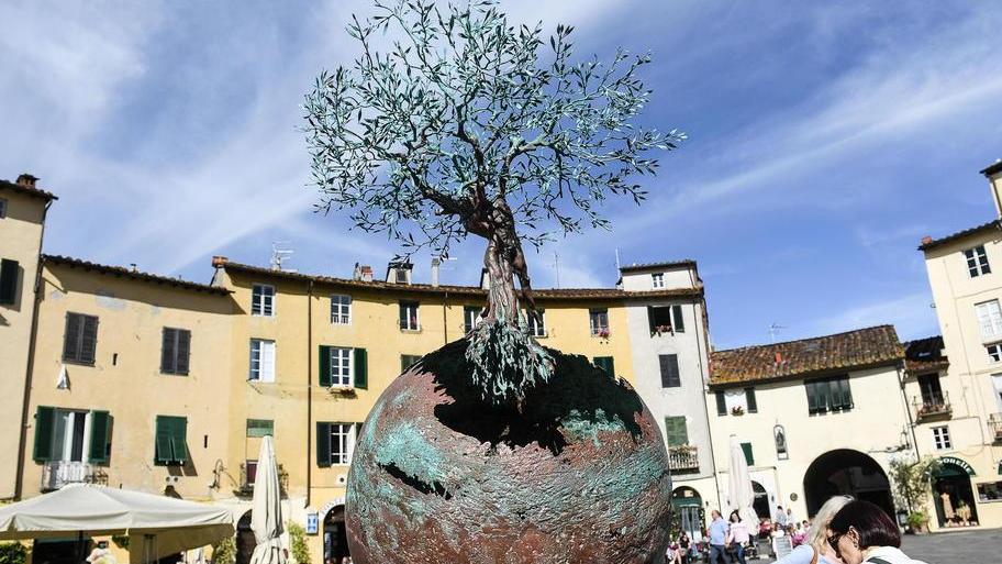 Sulle Mura sono spuntati giganteschi alberi bronzei