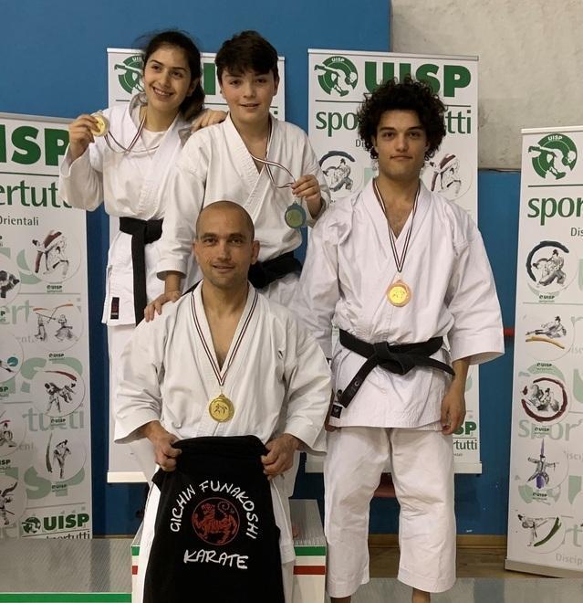 Un poker di medaglie per il Gichin Funakoshi 