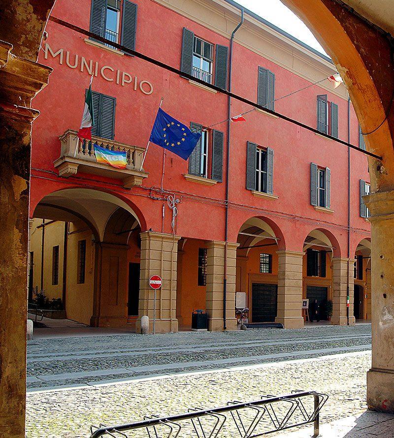 Il municipio di Correggio