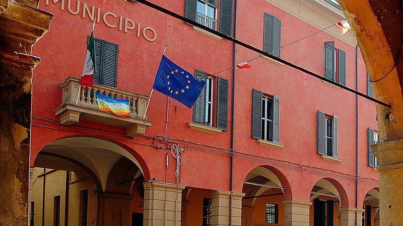 Il municipio di Correggio