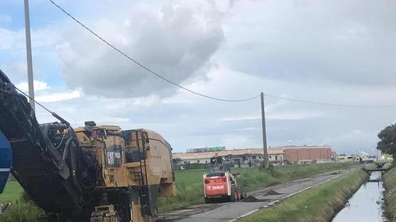 Sono iniziati i lavori in via Fosso Vecchio
