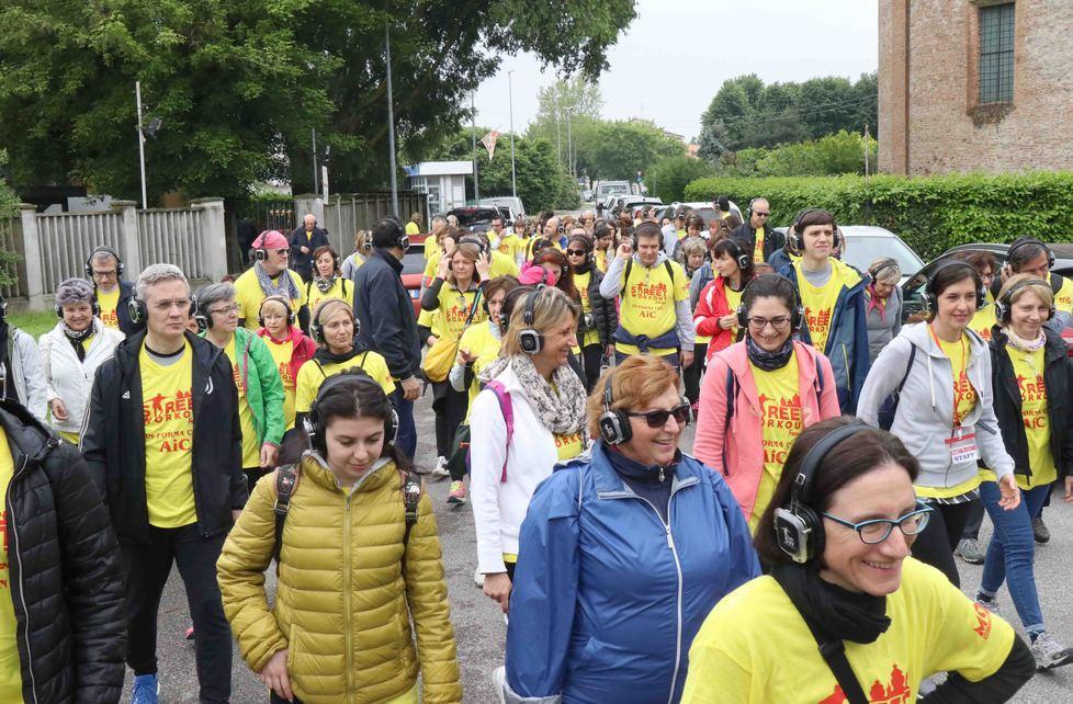 Celiachia La camminata dei soci Aic per la città