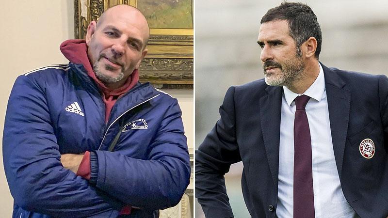 Lucarelli e Nencioni si prendono a pallonate sulla linea del voto, poi rifanno la pace 
