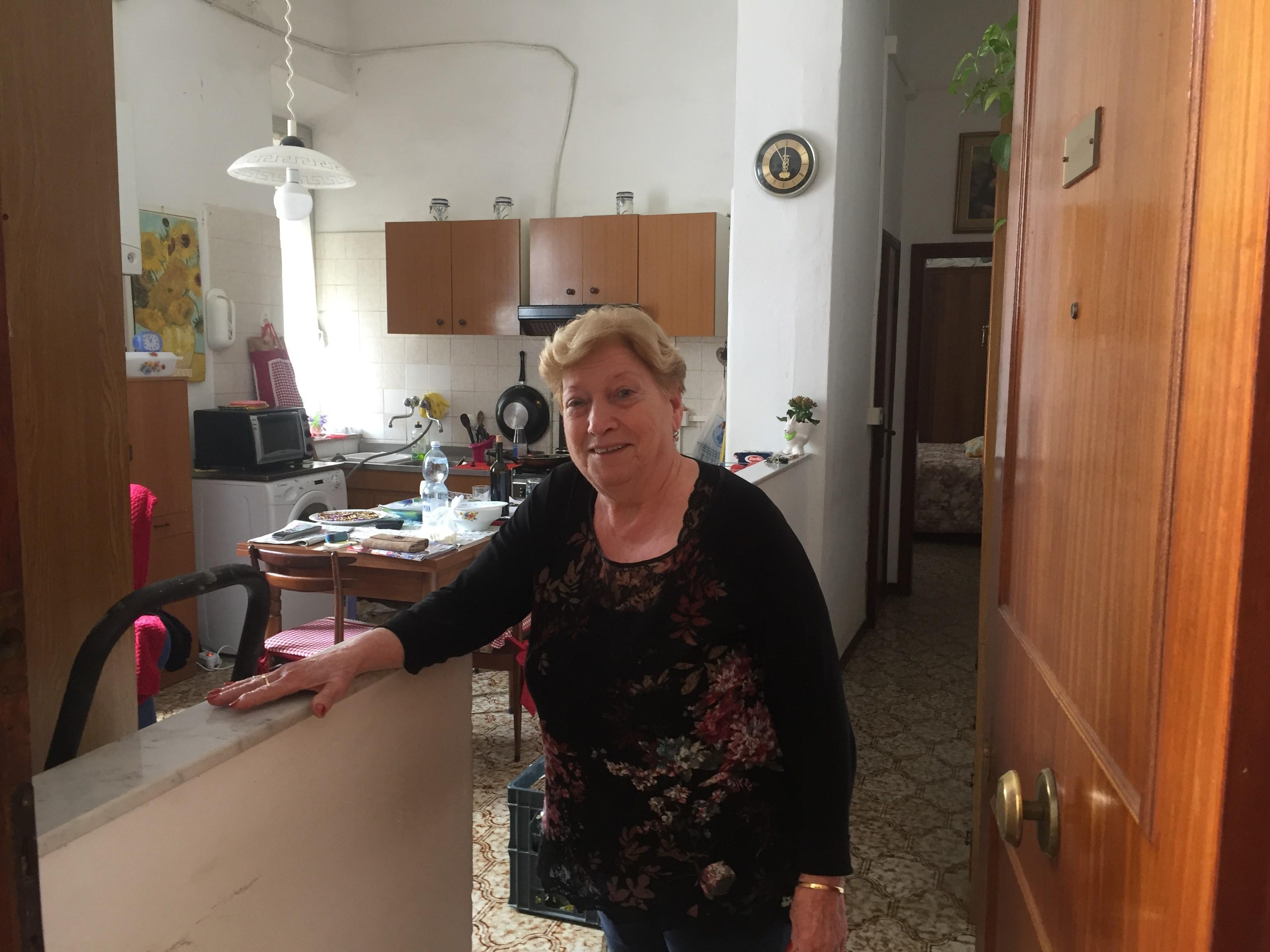 Franca Amadori, la vicina di casa